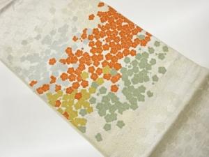 梅尽くし模様織出し袋帯